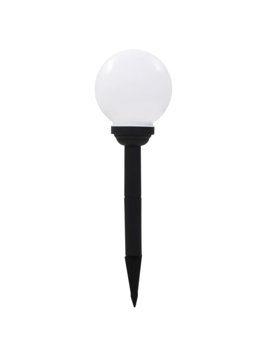 Zahradní solární lampy 6 ks LED kulovité 20 cm RGB