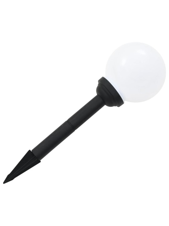 Zahradní solární lampy 6 ks LED kulovité 20 cm RGB