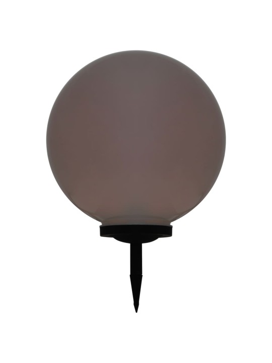 Zahradní solární lampy 2 ks led kulovité 40 cm rgb