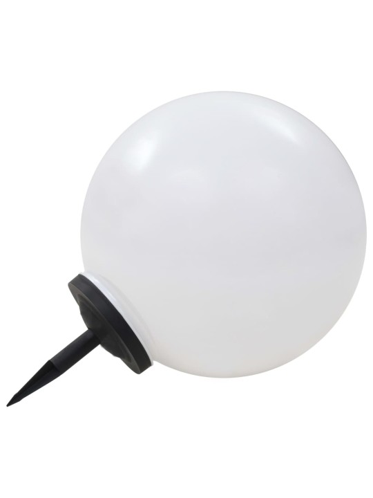 Zahradní solární lampy 2 ks led kulovité 40 cm rgb