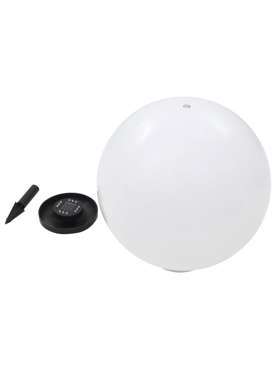 Zahradní solární lampy 2 ks led kulovité 40 cm rgb