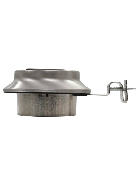 Zahradní solární lampy 12 ks LED kulaté 12 cm bílé