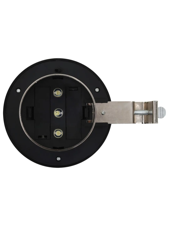 Zahradní solární lampy 12 ks LED kulaté 12 cm bílé