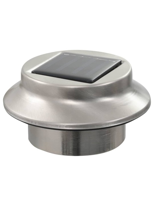 Zahradní solární lampy 12 ks LED kulaté 12 cm bílé