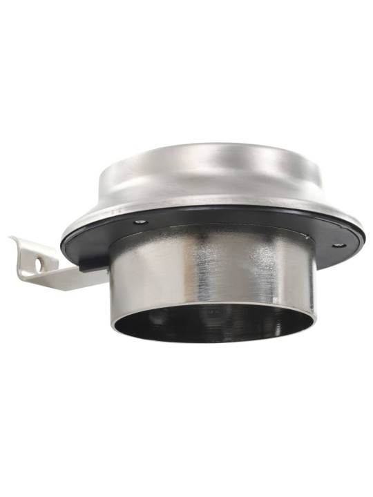 Zahradní solární lampy 12 ks LED kulaté 12 cm bílé