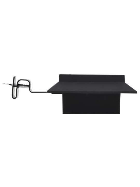 Zahradní solární lampy 12 ks LED čtvercové 12 cm černé