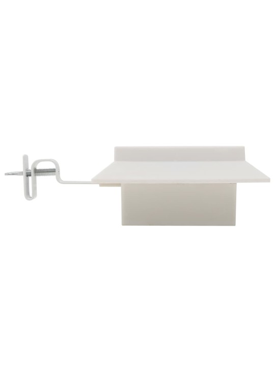 Zahradní solární lampy 12 ks LED čtvercové 12 cm bílé