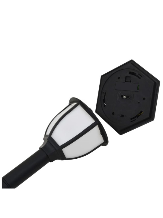 Zahradní solární lampy 6 ks LED černé
