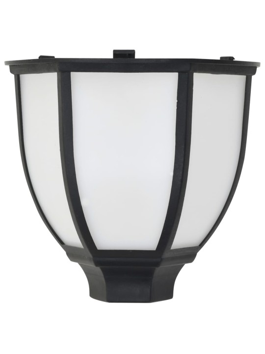 Zahradní solární lampy 6 ks LED černé
