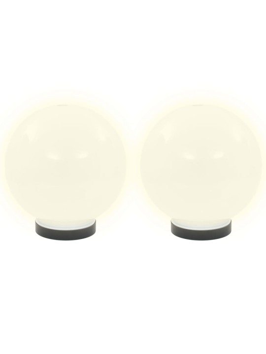 Kulovité LED lampy 4 ks koule 20 cm PMMA