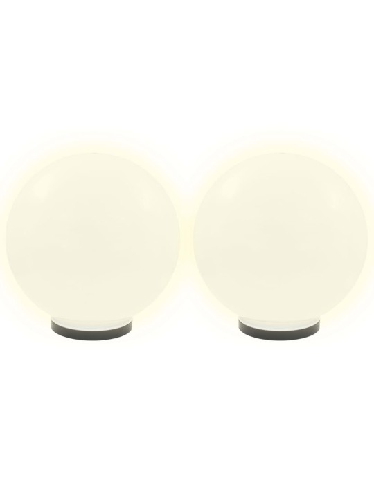 Kulovité LED lampy 4 ks koule 40 cm PMMA