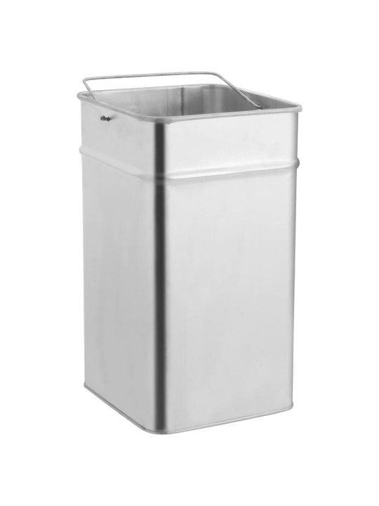Hotelový odpadkový koš s popelníkem 36 l ocel černý