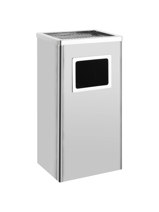Hotelový odpadkový koš s popelníkem 45 l nerezová ocel