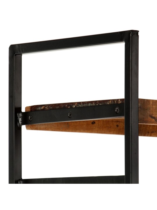 4patrová knihovna 80 x 30 x 180 cm masivní recyklované dřevo