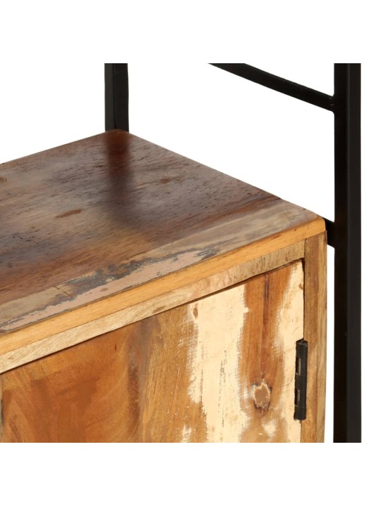 4patrová knihovna 80 x 30 x 180 cm masivní recyklované dřevo