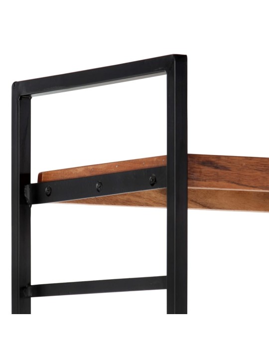4patrová knihovna 80 x 30 x 180 cm masivní akáciové dřevo