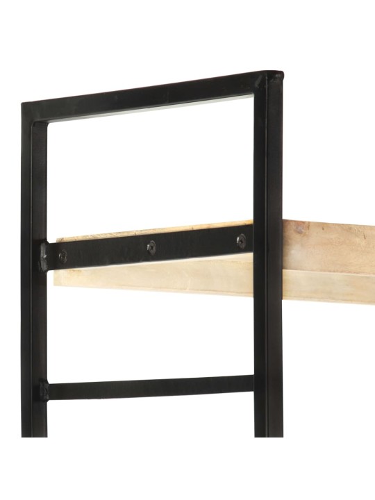 4patrová knihovna 80 x 30 x 180 cm masivní mangovníkové dřevo