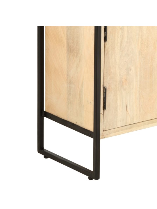 4patrová knihovna 80 x 30 x 180 cm masivní mangovníkové dřevo