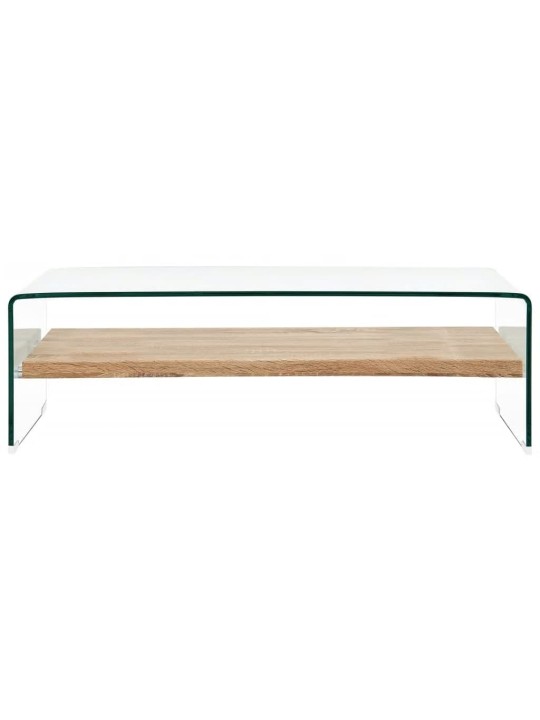 Konferenční stolek čirý 98 x 45 x 31 cm tvrzené sklo