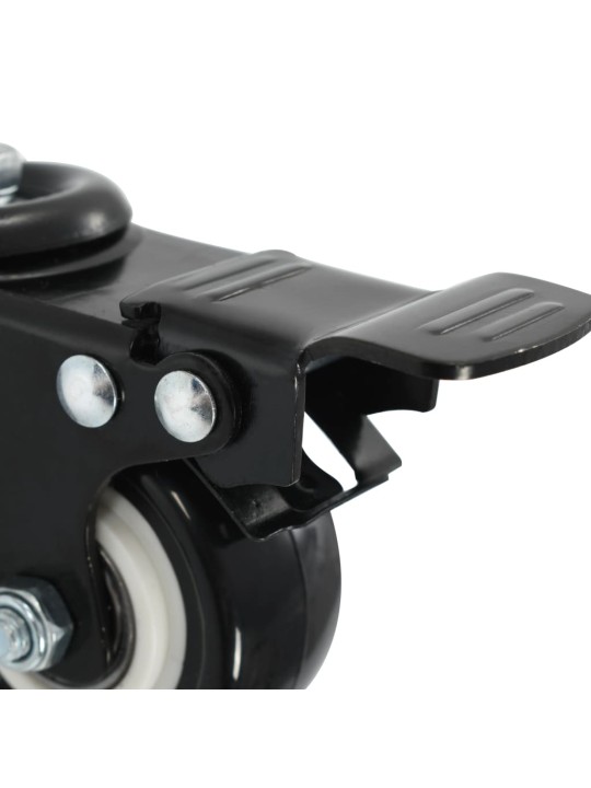 8 ks otočná kolečka s brzdou 50 mm