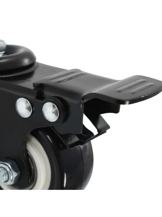 16 ks otočná kolečka s brzdou 50 mm