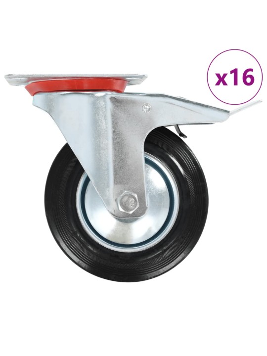 16 ks otočná kolečka 160 mm