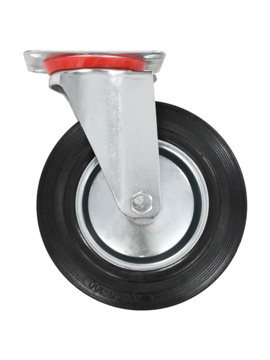 8 ks otočná kolečka 200 mm