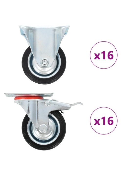 32 ks pojezdová kolečka 75 mm