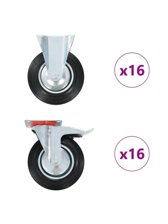 32 ks pojezdová kolečka 200 mm