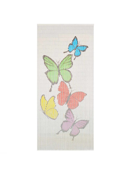 Dveřní závěs proti hmyzu bambus 90 x 200 cm
