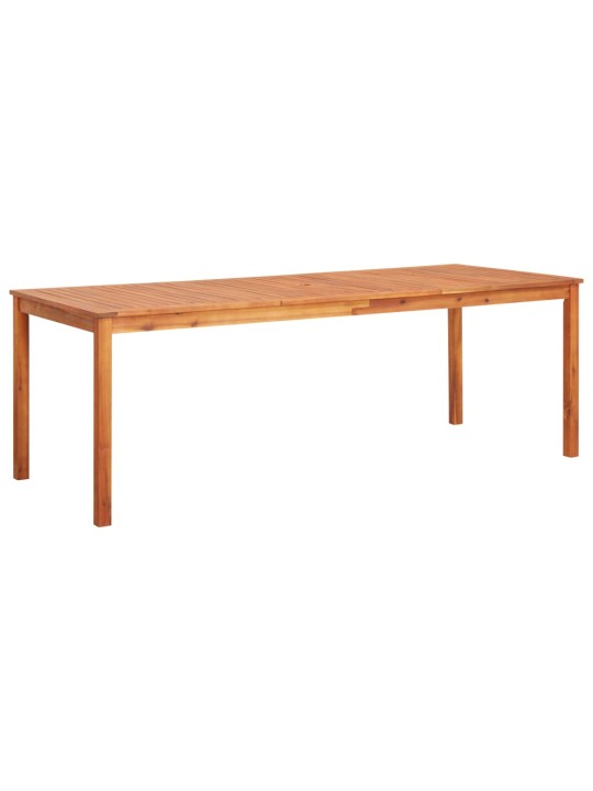 Zahradní stůl 215 x 90 x 74 cm masivní akáciové dřevo