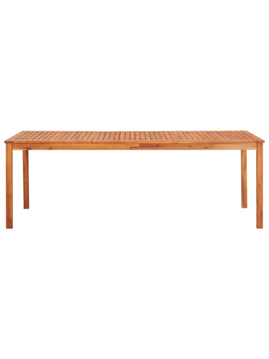 Zahradní stůl 215 x 90 x 74 cm masivní akáciové dřevo