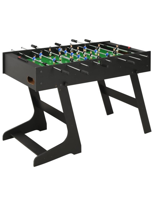 Skládací stolní fotbal 121 x 61 x 80 cm černý