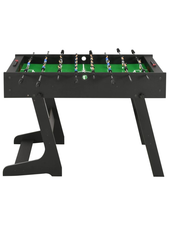 Skládací stolní fotbal 121 x 61 x 80 cm černý
