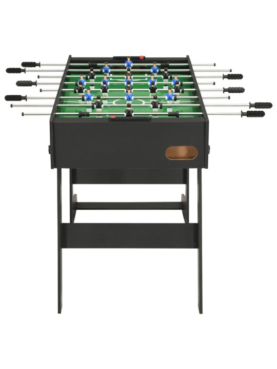 Skládací stolní fotbal 121 x 61 x 80 cm černý