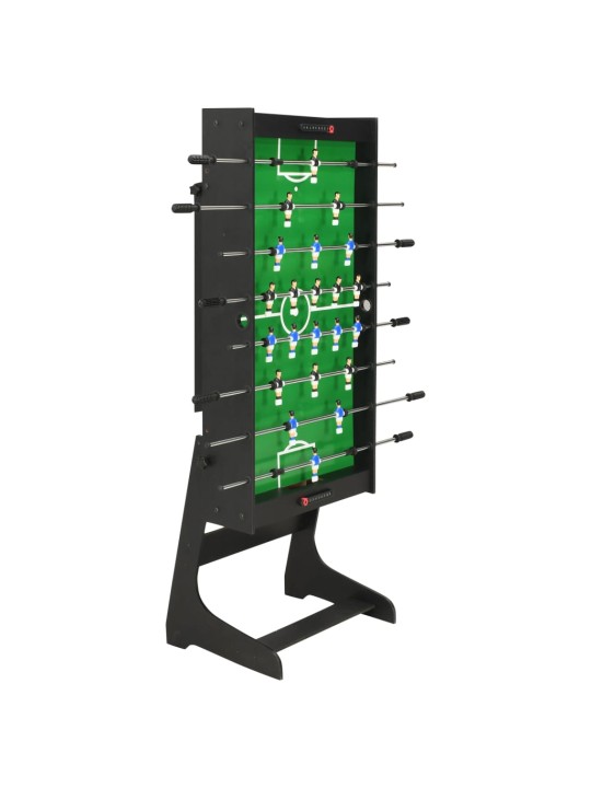 Skládací stolní fotbal 121 x 61 x 80 cm černý