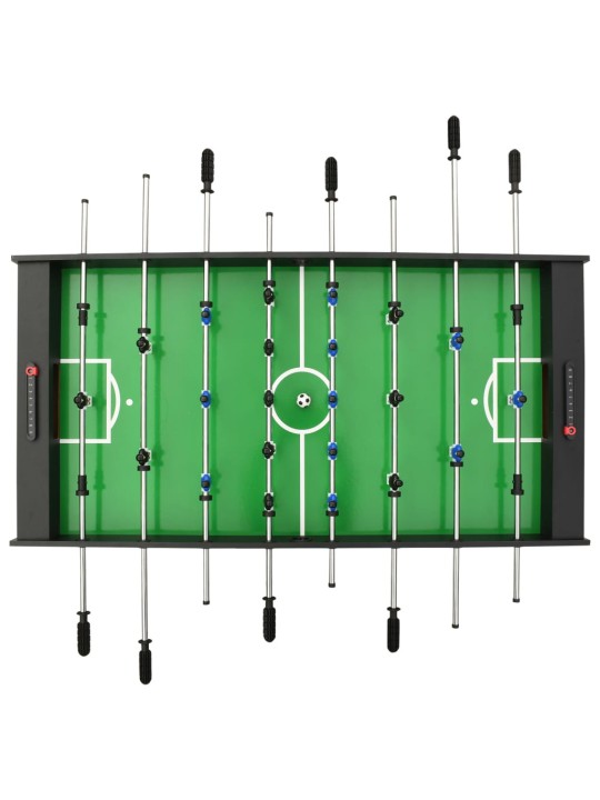 Skládací stolní fotbal 121 x 61 x 80 cm černý