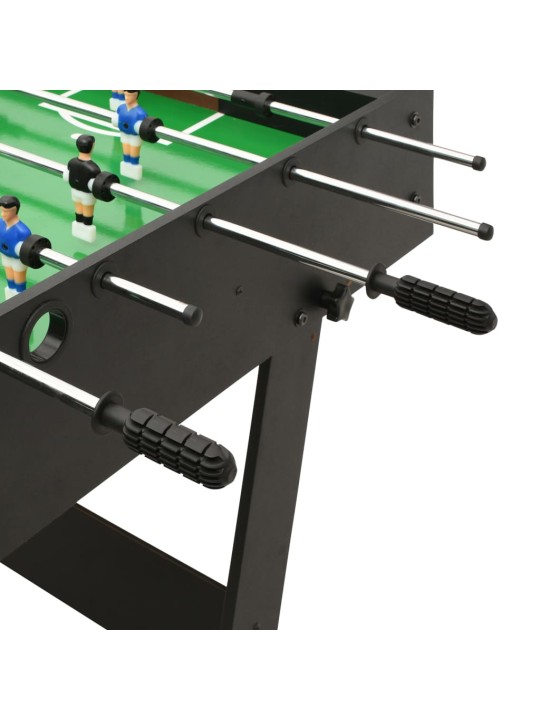 Skládací stolní fotbal 121 x 61 x 80 cm černý