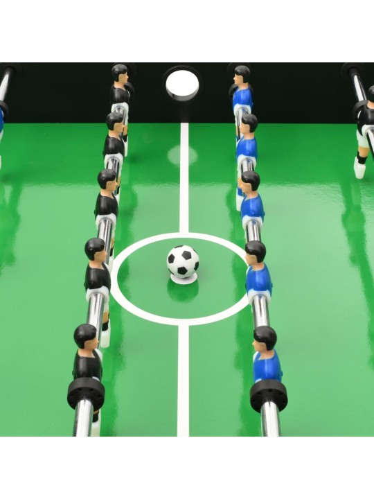 Skládací stolní fotbal 121 x 61 x 80 cm černý