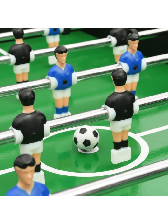 Skládací stolní fotbal 121 x 61 x 80 cm černý