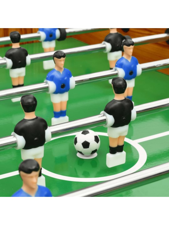 Skládací stolní fotbal 121 x 61 x 80 cm světle hnědý