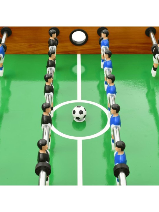 Skládací stolní fotbal 121 x 61 x 80 cm světle hnědý