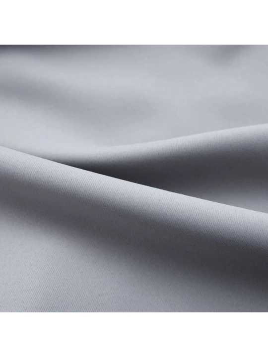 Zatemňovací závěsy s háčky 2 ks šedé 140 x 245 cm