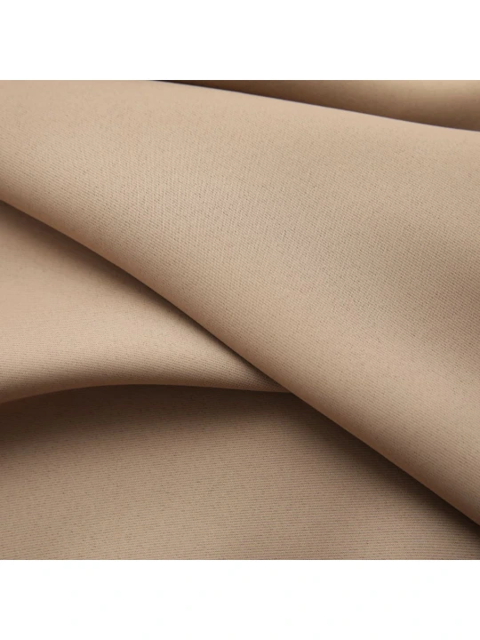 Zatemňovací závěsy s háčky 2 ks taupe 140 x 225 cm