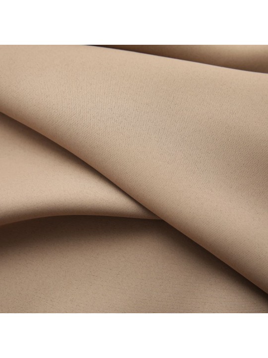 Zatemňovací závěs s háčky taupe 290 x 245 cm
