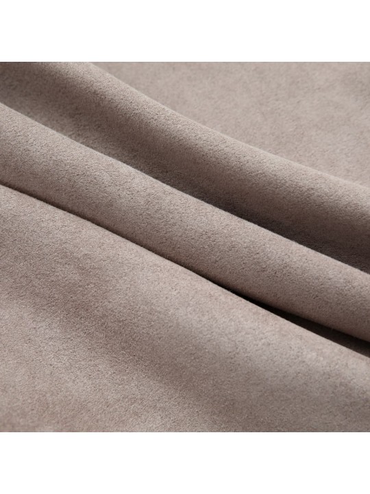 Zatemňovací závěsy s kovovými kroužky 2 ks taupe 140 x 225 cm