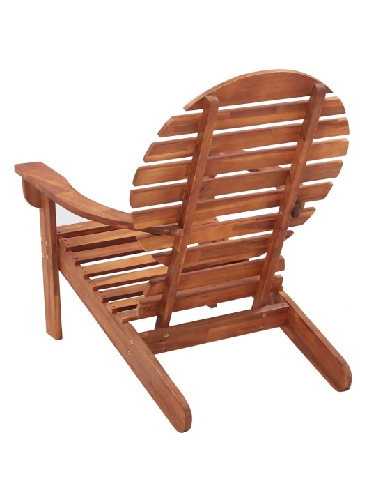 Křeslo Adirondack masivní akáciové dřevo