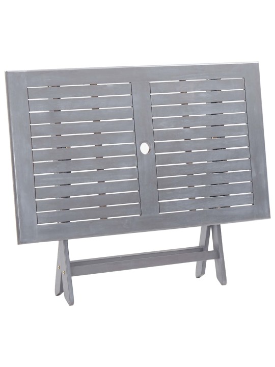 Skládací zahradní stůl 120 x 70 x 75 cm masivní akácie