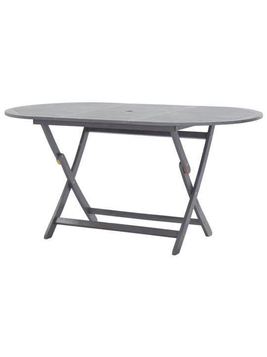 Skládací zahradn ístůl 160 x 85 x 75 cm masivní akáciové dřevo