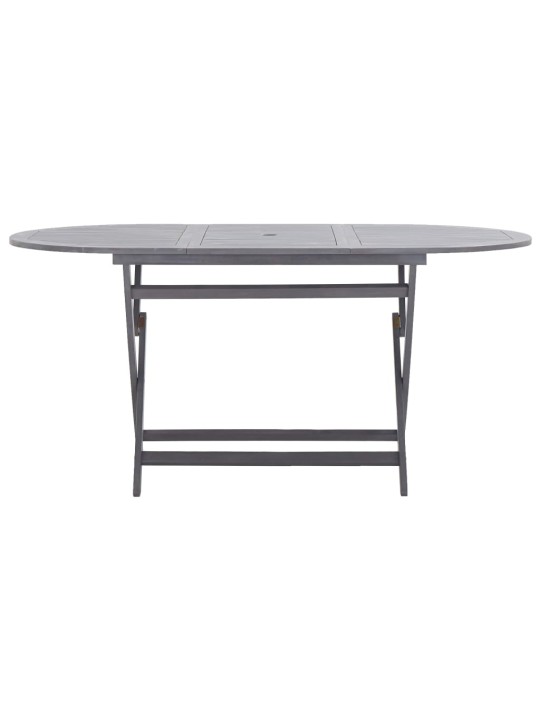 Skládací zahradn ístůl 160 x 85 x 75 cm masivní akáciové dřevo